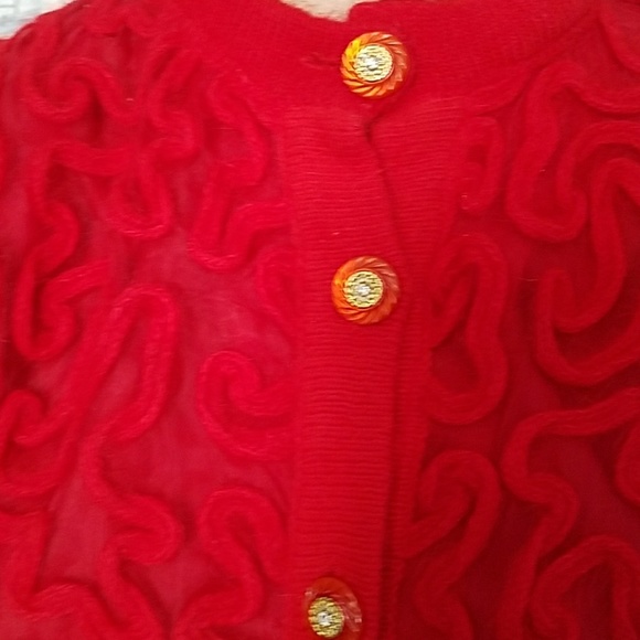 VINTAGE LAMSHINI ANGORA BLEND JACKET - Picture 3 of 8